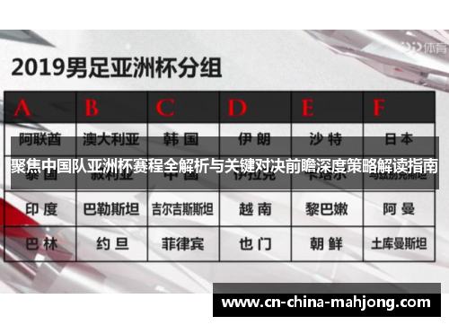 聚焦中国队亚洲杯赛程全解析与关键对决前瞻深度策略解读指南